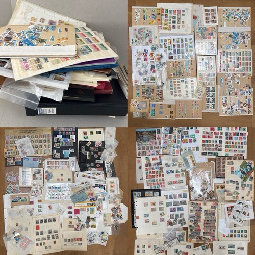 Stamp collection lot hundreds - collection,