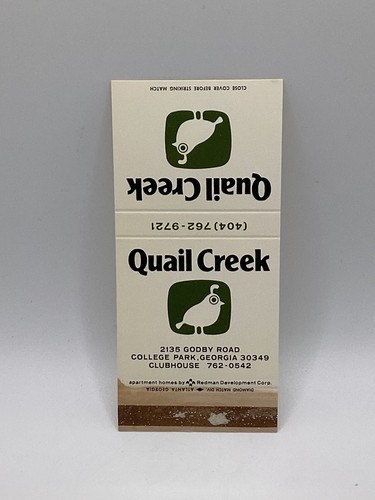 Vintage quail creek college - creek,