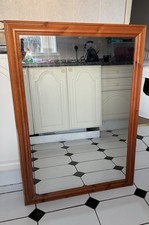 Vintage mirror with bevelled - vintage,