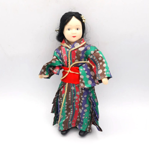 Vintage porcelain geisha doll - vintage,