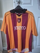 Bradford City Vintage Away Football Shirt 2001-2003, Size L