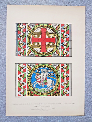 Stained glass temple - stained,