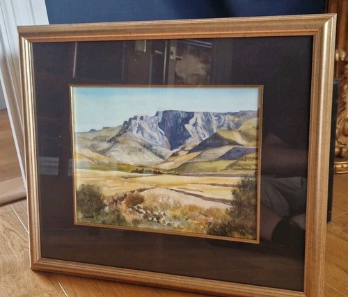 Vintage sue green watercolour - sue,