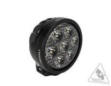 Denali D7 TriOptic LED Light Pod Black Yamaha XJR1200 1995 - 1999