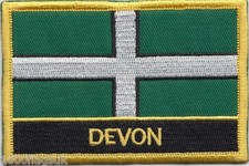 Devon County Flag Embroidered