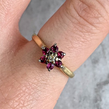 18 ct Gold Ruby & Diamond Ring
