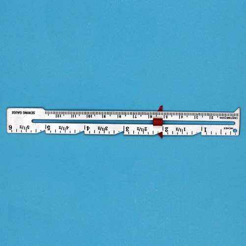 Sewing seam gauge ruler hem - seam,