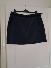 Joules Navy Wool short skirt Size 16 Used/Worn
