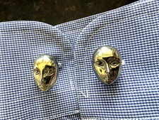Cuff links sterling silver