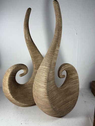 Pair ceramic sculptures - ceramic,