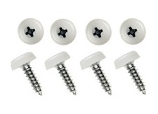 4pc Number Plate Screws Self