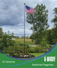 30' DELTA SECTIONAL FLAG POLE