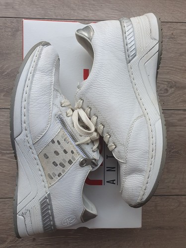 Rieker women leather white - women's,