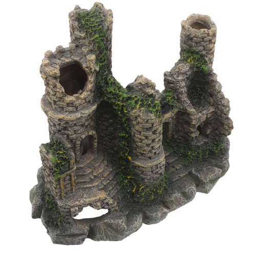 Aquarium castle decorations - castle,