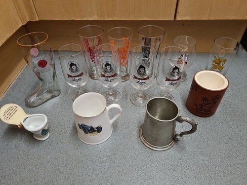 Assorted drinking glasses - assorted,