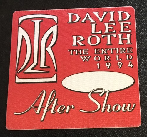 Backstage aftershow pass david - aftershow,