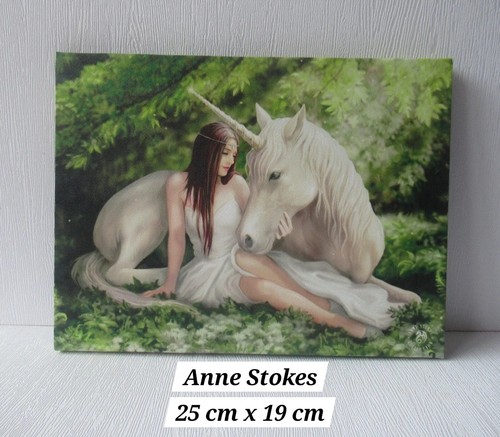 Unicorn canvas anne stokes - unicorn,