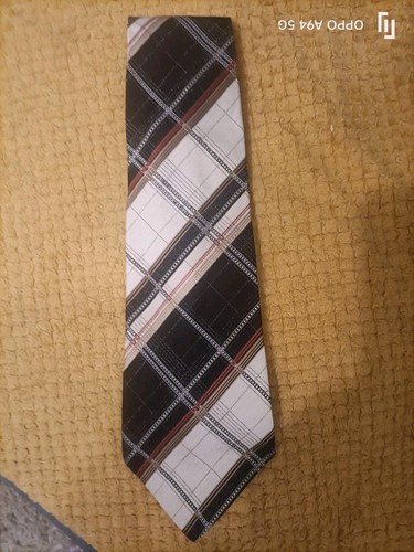Vintage gents plaid neck - vintage, tie