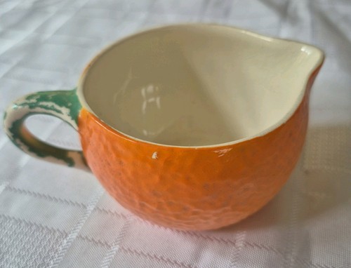 Vintage ceramic orange citrus - vintage,