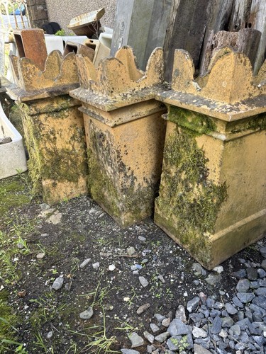 Large antique crown chimney - antique,