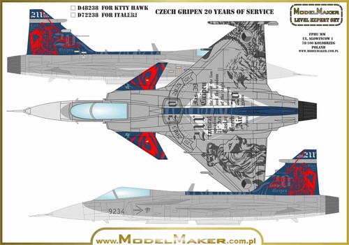 Model maker decals d72244 - decals,