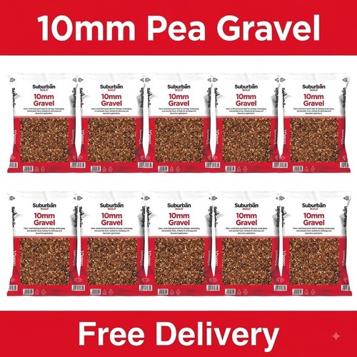 10mm pea shingle gravel - 10mm,