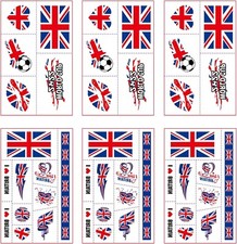Union Jack Tattoos Temporary
