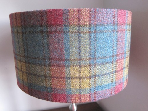 Harris tweed drum - tweed, lampshade