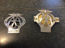 PAIR OF AA BADGES FOR SPARES