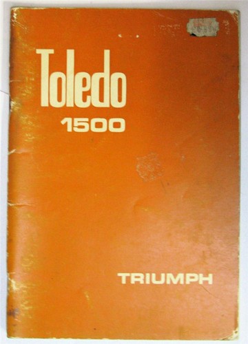 Triumph toledo 1500 car - 1500, owners