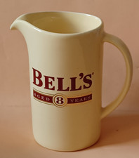 Tall Vintage Bell's  Whisky aged 8 years Advertising pub Water Jug by Wade
