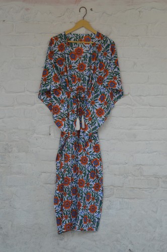 Printed long kaftan - printed,