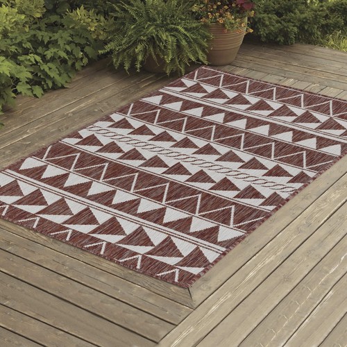 Indoor outdoor flatweave - &,