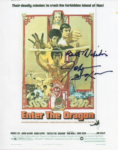 John saxon signed 10x8 - signed, photo