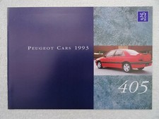 Peugeot 405 1993 brochure - Style,Mi16,GL, GR, GRi, SRi, GRx4, STDT, GRDT,GLDT