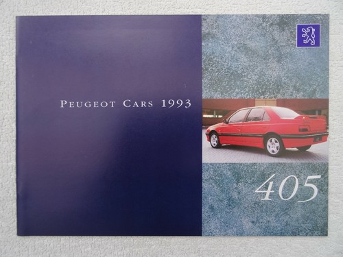 Peugeot 405 1993 brochure - ,