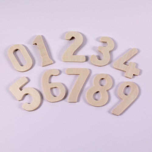 Large wooden number - large,
