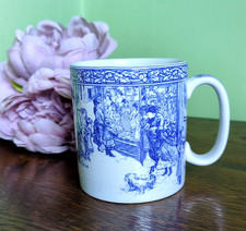 SPODE B & W CHRISTMAS MUG No. 4 ~ BLUE ROOM COLLECTION ~ VGC