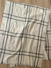 Cream And Grey Coloured Check