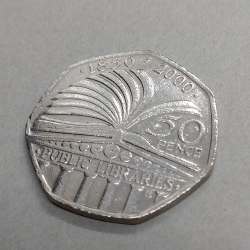 2000 public libraries 50p - -,