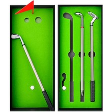 Funny Golf Gifts for Men,Mini Desktop Games Golf Pen Set,Secret Santa Gifts 