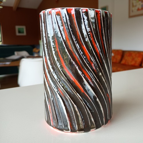 Poole pottery delphis carved - delphis,