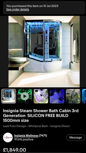 Insignia steam shower - insignia,