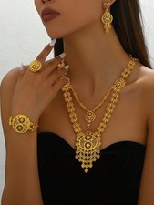 24k Dubai 4 Pcs Gold plated