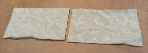 Pair quality cream cushion - pair,