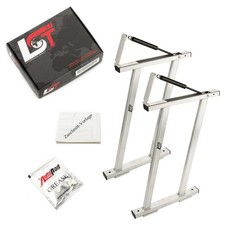 2x mounting rails with hinge