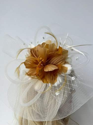 Women fascinator tones - 2,