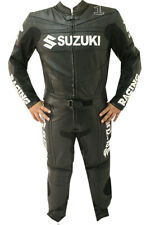 Suzuki Bicycle Motorcycle Racing Protected Armor Leather Men Racing Suits Suit