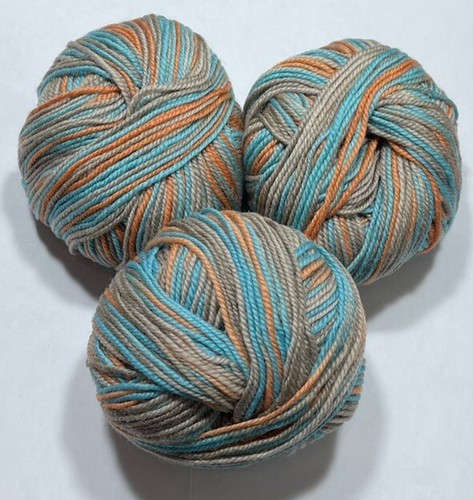 100 wool yarn - yarn, striped