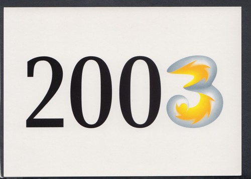 Advertising postcard 2003 - advertising,